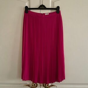 J. Crew Vibrant Pink Midi Skirt